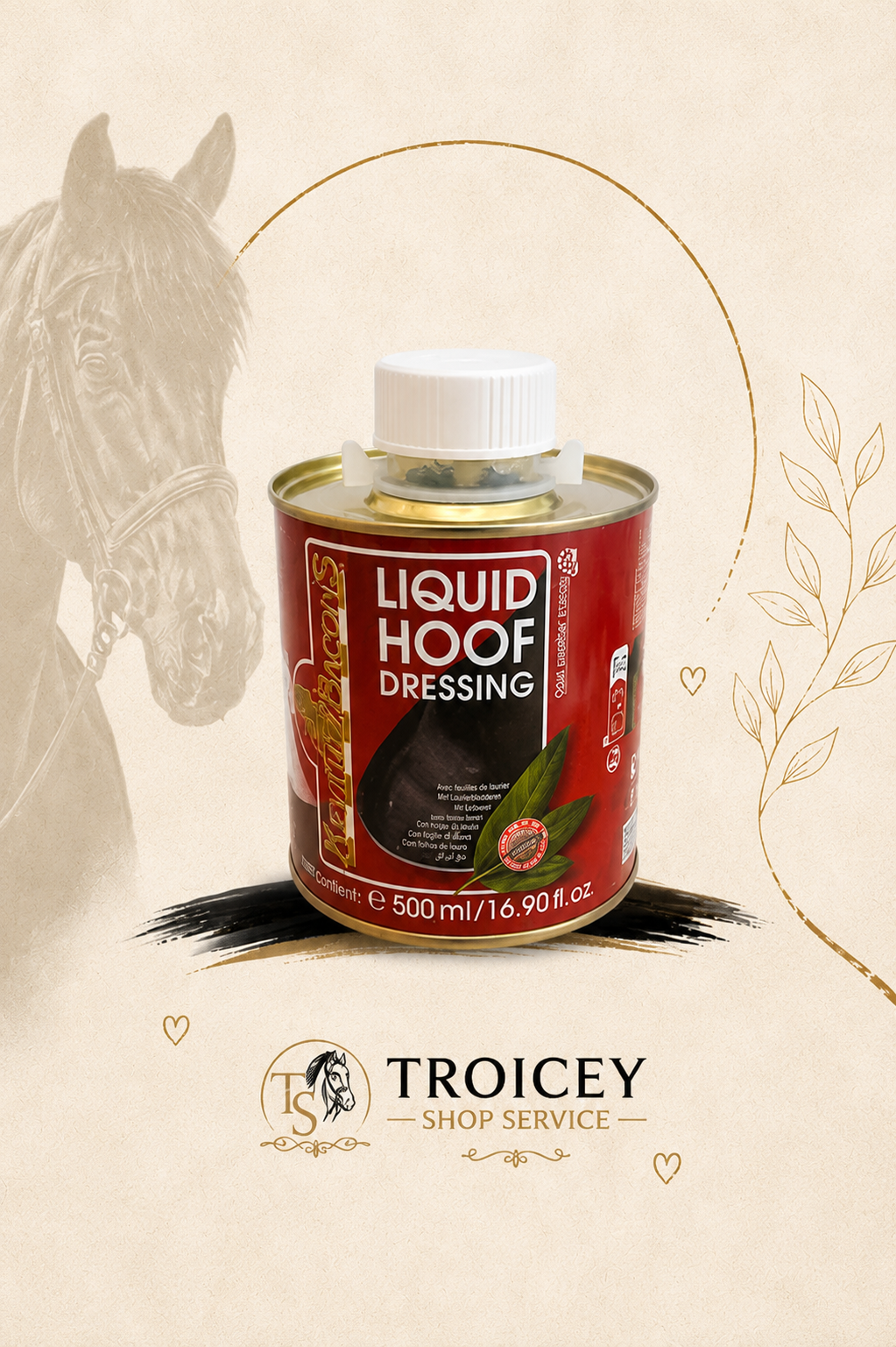 Huile pour sabots KEVIN BACON'S - Hoof dressing liquid