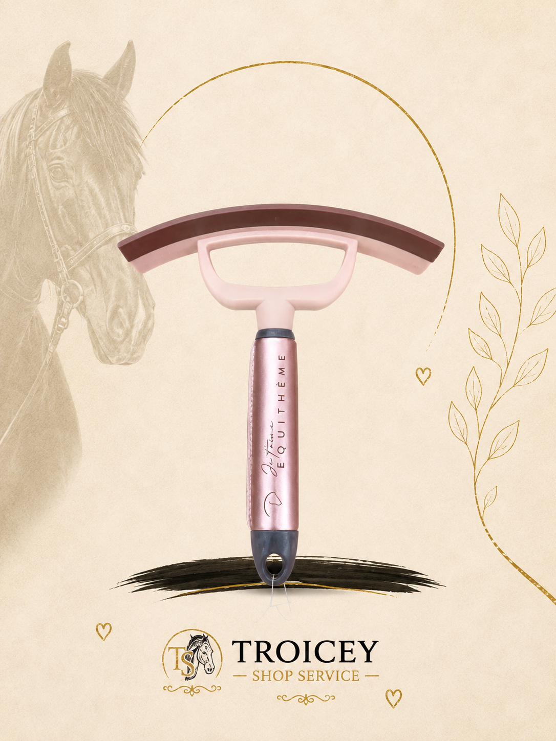 Couteau de chaleur Je t'aime EQUITHEME