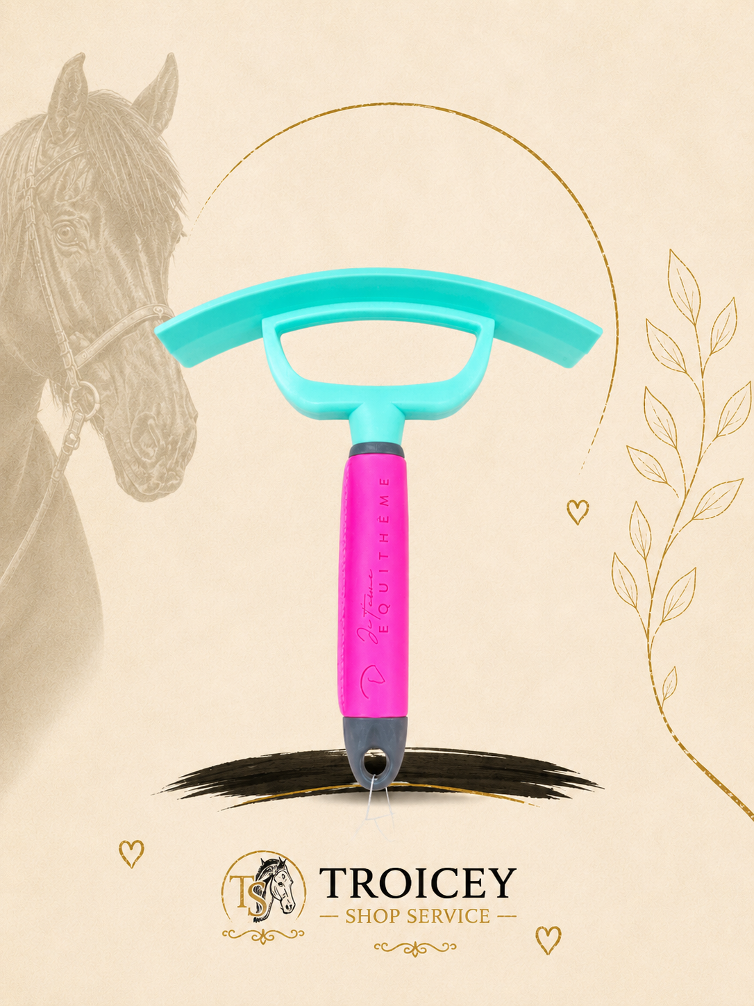 Couteau de chaleur Je t'aime EQUITHEME