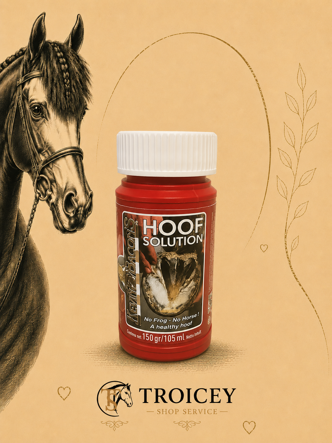 Huile pour fourchette et sole KEVIN BACON'S - Hoof solution