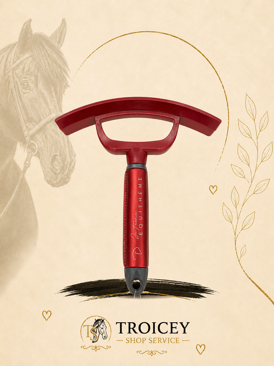 Couteau de chaleur Je t'aime EQUITHEME
