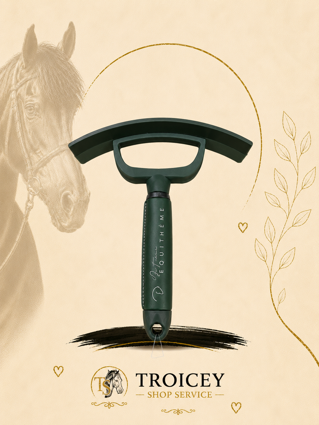 Couteau de chaleur Je t'aime EQUITHEME