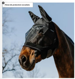 Masque pour cheval EQUITHEME EK-Soft en lycra – UV 50